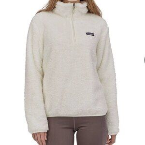 2020 Patagonia Jacket Los Gatos Sherpa Fleece 1/4 Zip Birch White Womens Medium